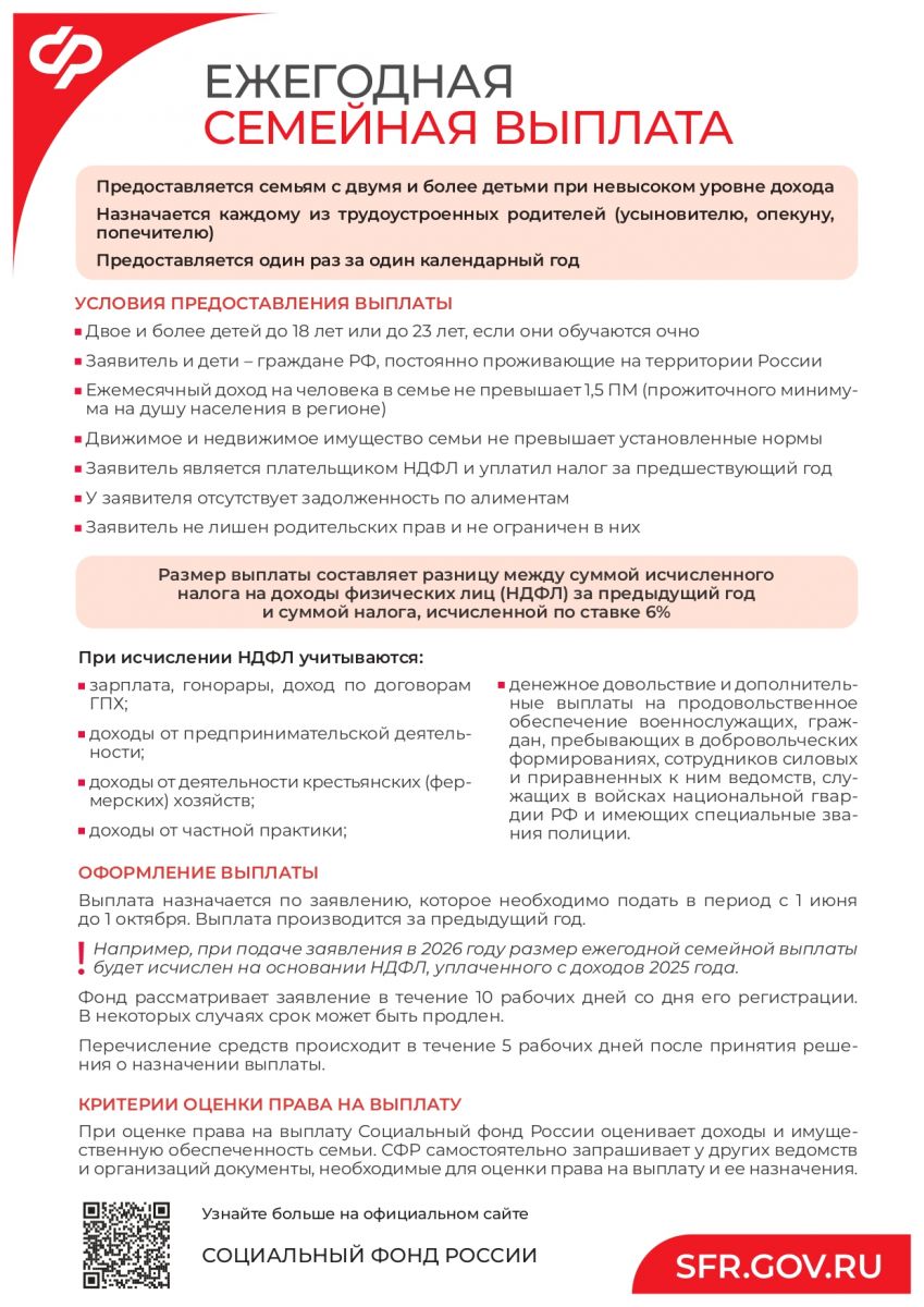 С 1 июня семьи Мордовии смогут получать новую выплату для работающих родителей двух и более детей